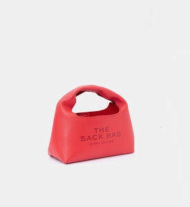 Marc Jacobs The Mini Leather Sack Bag, Dark-red, Packshot View