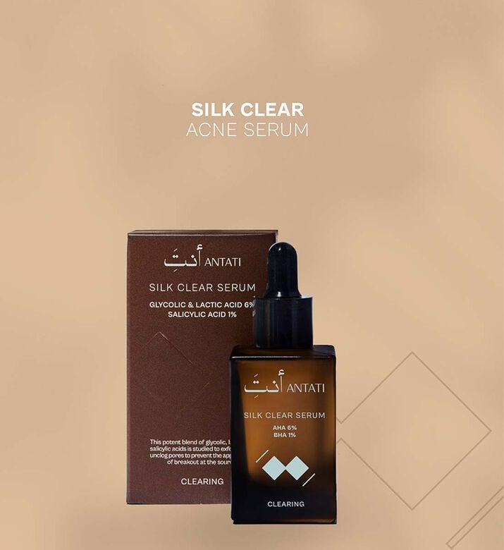 Antati Serum Silk Clear Acne, Packshot View Antati Serum Silk Clear Acne, Packshot View