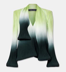 Rowen Rose Pleated Ombre Long-sleeve Shirt, Packshot View