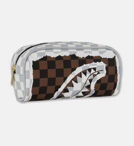 Sprayground Tear Check Pattern Pouch Bag, Packshot View