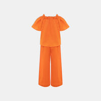 Alia Linen Blouse Trousers Set