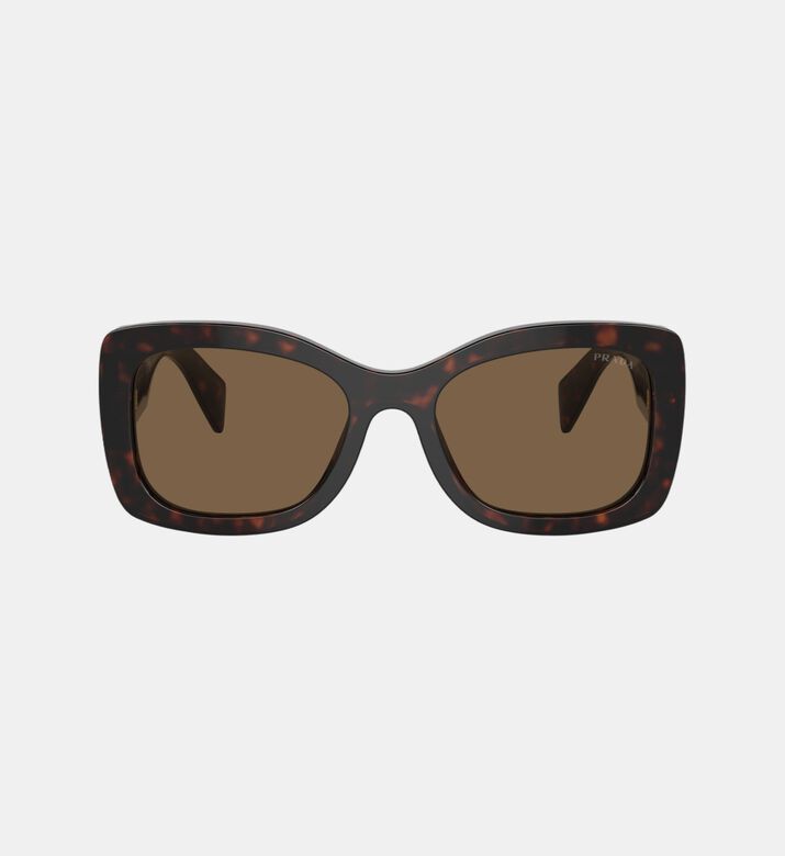 Tortoiseshell Square Frame Sunglasses 56