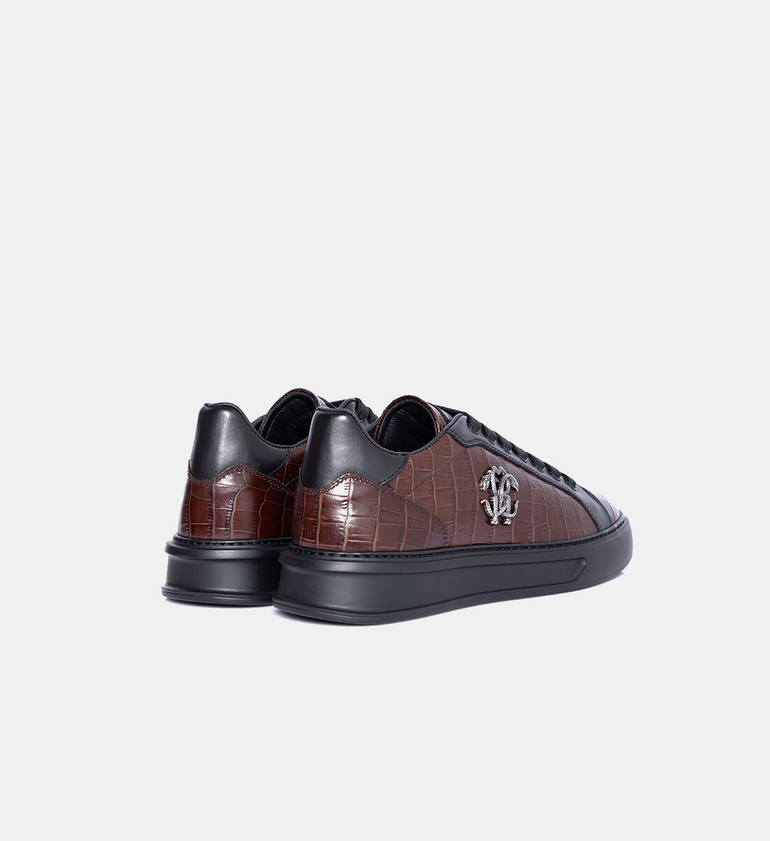 Roberto Cavalli, Crocodile embossed Sneakers | Men | Galeries