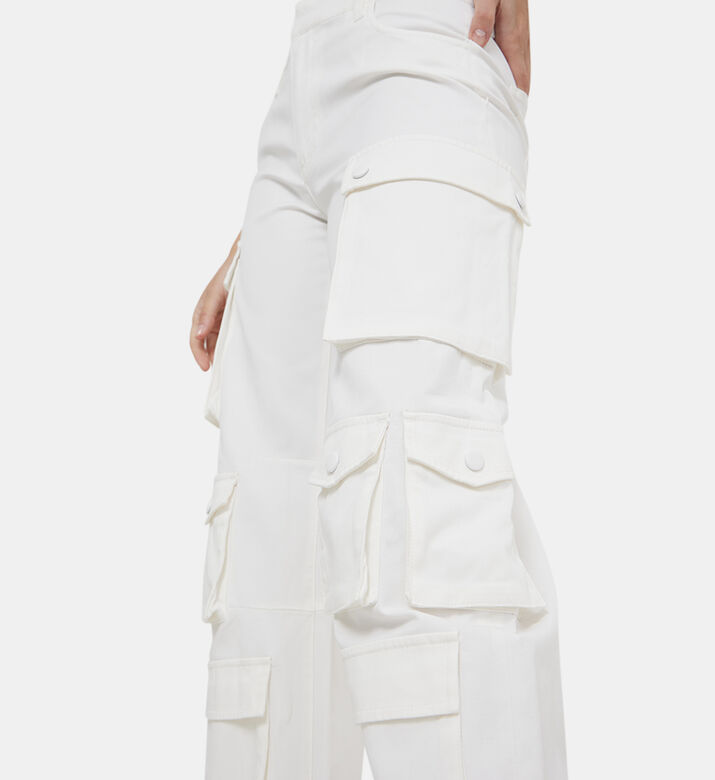 Olympia Mid Rise Baggy Cargo Pants