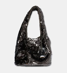 JW Anderson Mini Sequin Shopper Bag, Silver, Packshot View