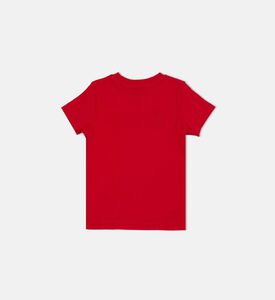 Teddy Bear-print Logo-print Short-sleeve T-shirt