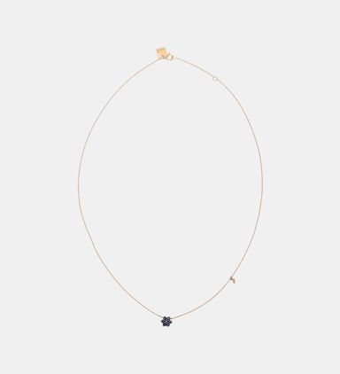 Sapphire Star Necklace - 18k
