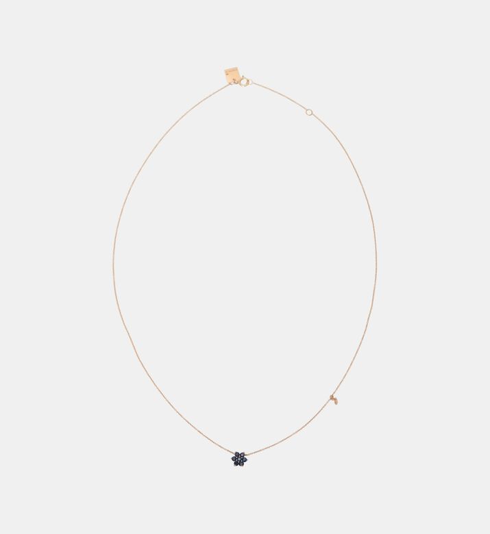 Sapphire Star Necklace - 18k