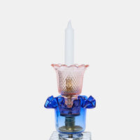 Mirrored Tulip Candle Holder