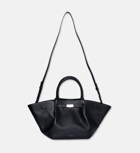 Demellier City-inspired Leather Bag, Black, Packshot View