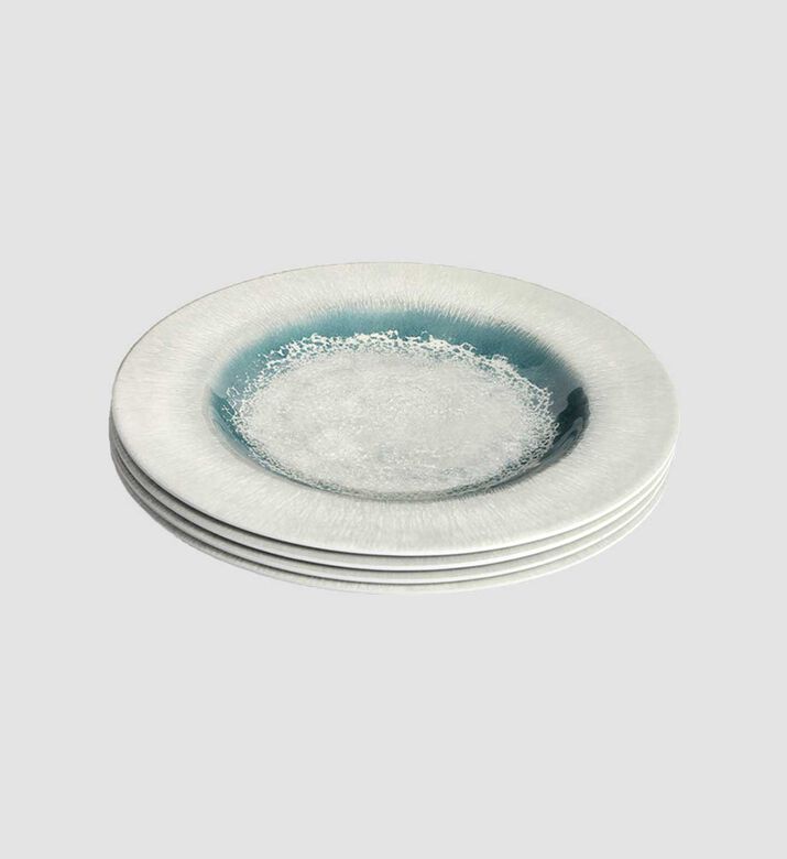 Misty Melamine Salad Plate 4-piece Set