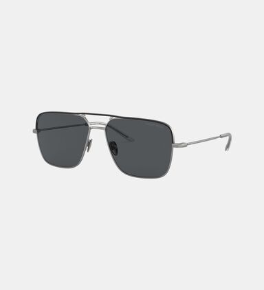 Butterfly Full-rim Metal Sunglasses 57
