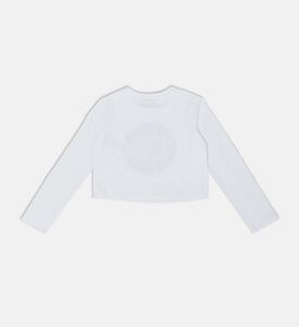 Cotton Round Logo-print T-shirt