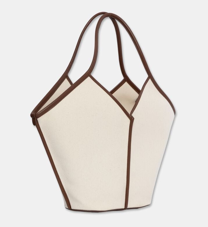 Hereu Leather Foulard Open-top-detail Tote, Packshot View