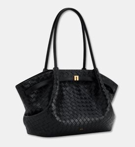 JW PEI Bag Hana L Weave, Black, Packshot View