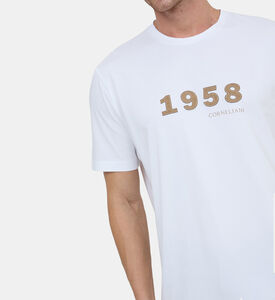 تيشيرت قطن 58 %بياقة مستديرة