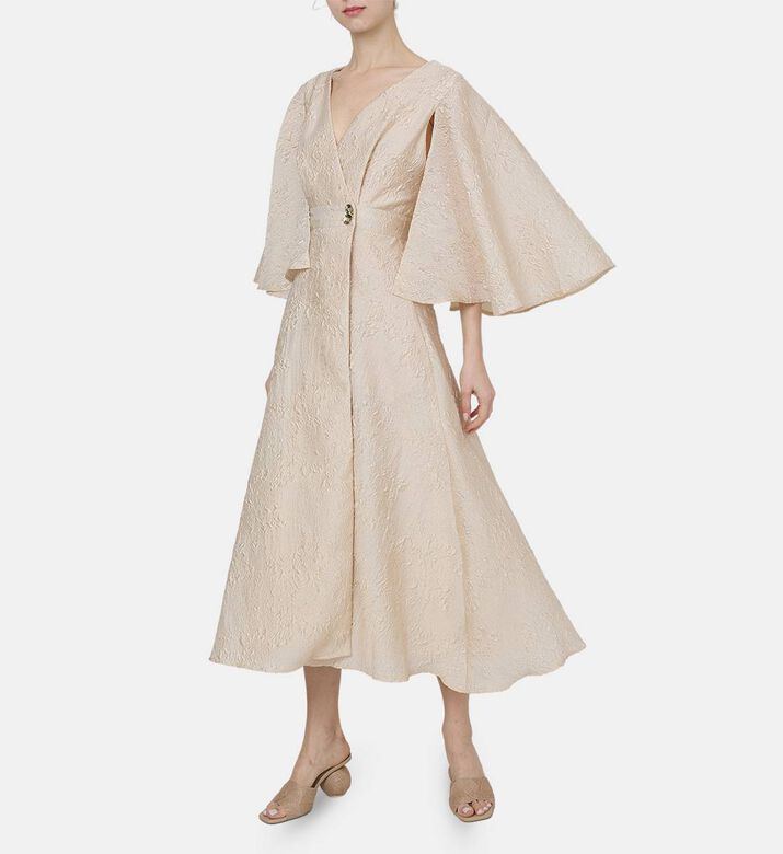 Wrapped V-neck Dress