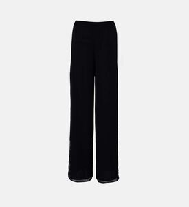 High-waist Split Hem Pants