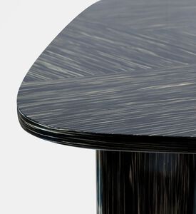 Home Deco and More Saba Dining Table, Black, 240x110x75-cm, Packshot View