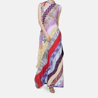 A-line Printed Maxi Dress