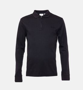 Half-zip Slim Fit Cotton Polo