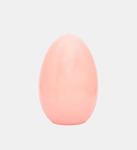 Graziani Oval Paraffin Wick Candle, Pink, 14-cm, Packshot View
