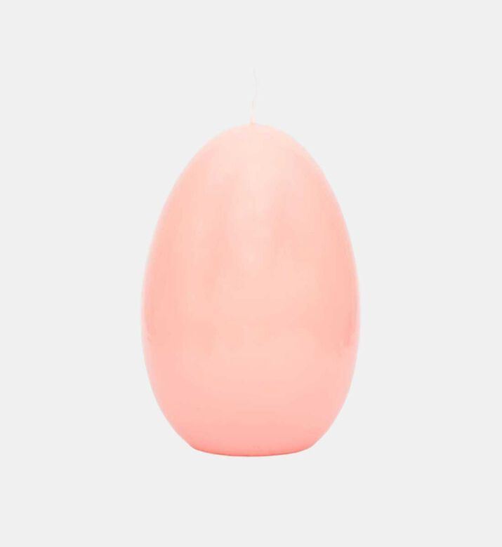 Graziani Oval Paraffin Wick Candle, Pink, 14-cm, Packshot View
