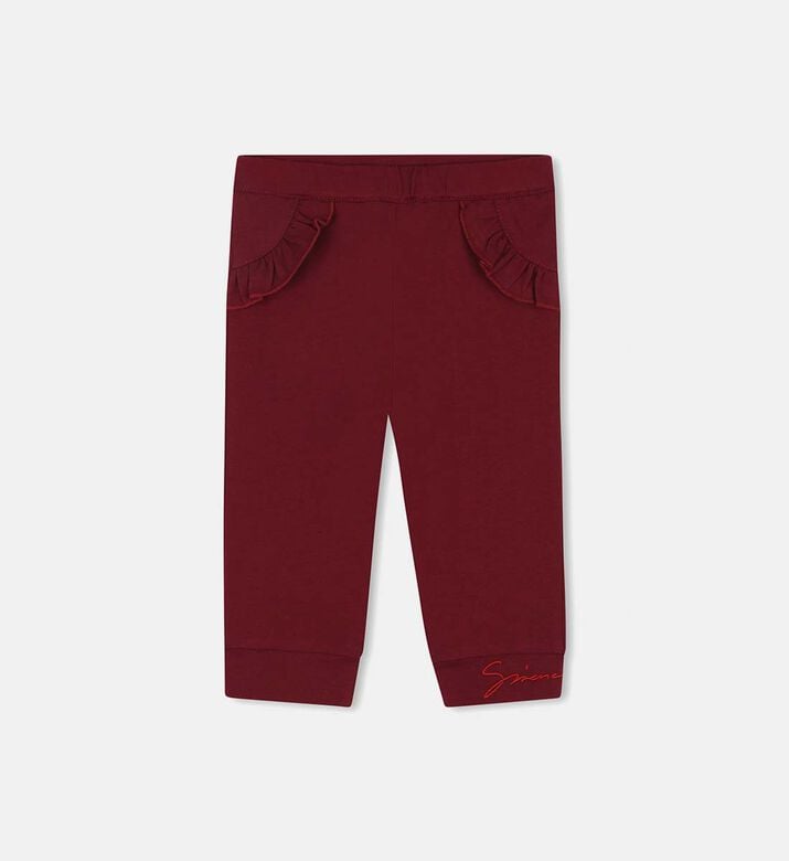 Ruffled-details Snug-fit Leggings