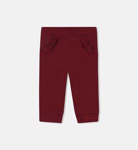 Ruffled-details Snug-fit Leggings Ruffled-details Snug-fit Leggings