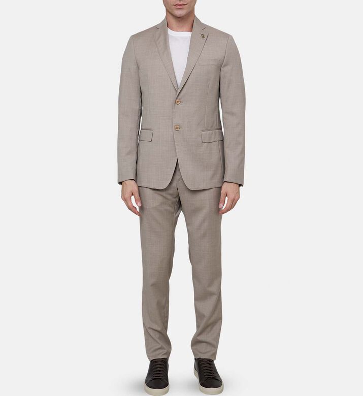 Single-breasted 2-piece Suit Set