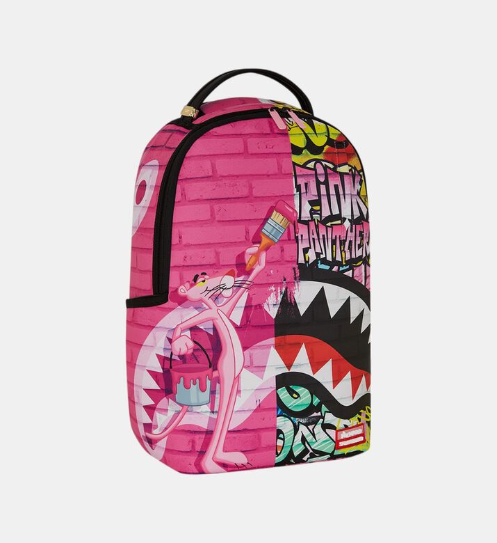 Pink Panther Grafitti Shark Backpack