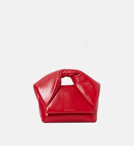 Leather Top Handle Small Twister Bag