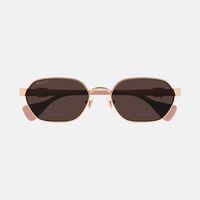 Acetate Hexagonal Shape Sunglasses 56