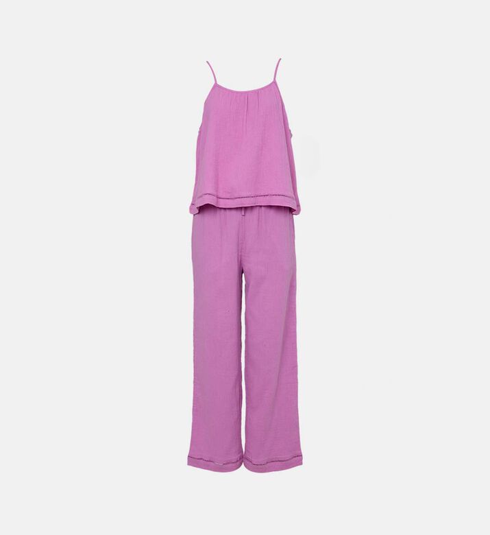 Strappy Long Pajama Set