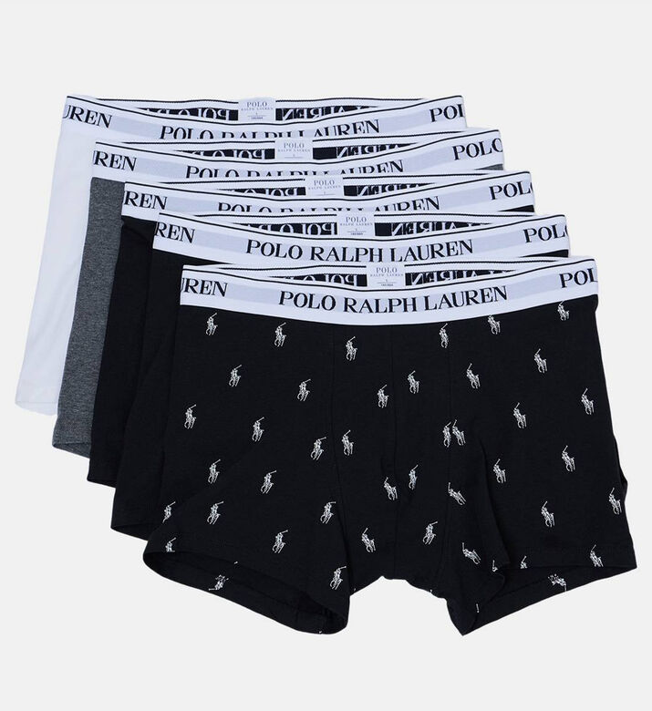 Cotton Regular-fit 5-pack Trunks Set