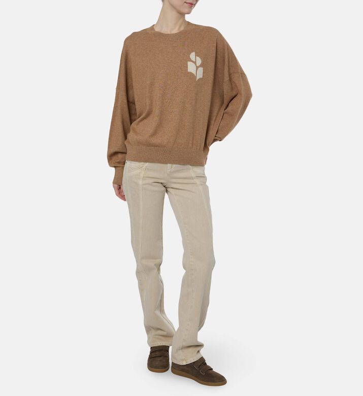 Isabel Marant Ribbed Knit Long-sleeve Sweater, Model View