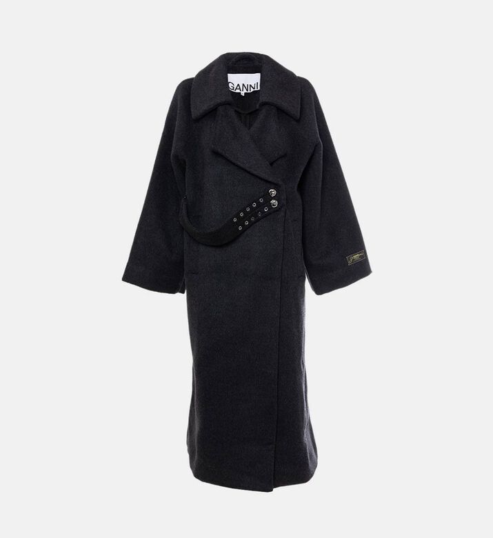 Ganni Coat Wool, Packshot View
