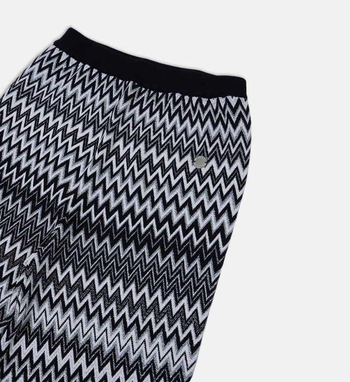 بنطال واسع محبوك بقصّة واسعة بطبعة على كامله بنطال واسع محبوك بقصّة واسعة بطبعة على كامله