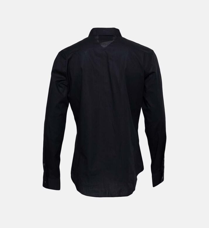 قميص بوبلين قطني بطبعة شعار الماركة قميص بوبلين قطني بطبعة شعار الماركة