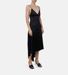 Alice and Olivia Asymmetrical V-neck Dress, Model View