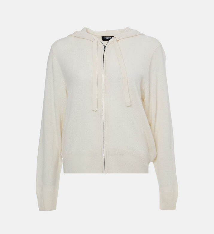 Zip Fastening Hooded Sweatshirt