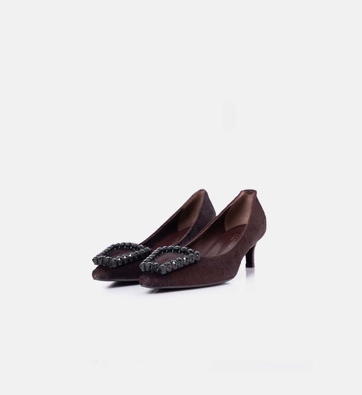 Roberto Festa Lolita Embellished Kitten Heels, Packshot View Roberto Festa Lolita Embellished Kitten Heels, Packshot View