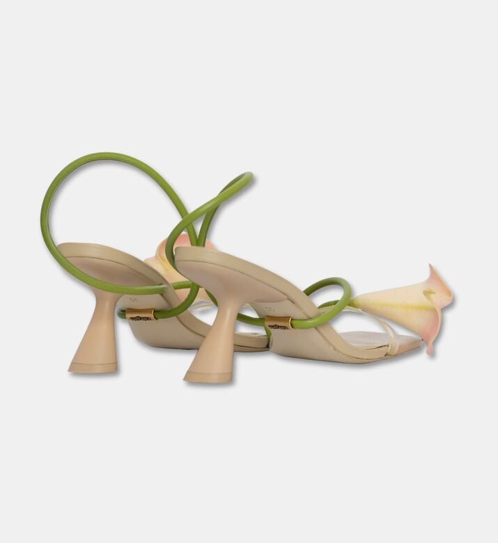Cult Gaia Ria Slip-on Leather Sandals, Packshot View