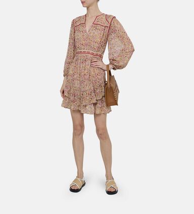 Loly Floral-print Mini Dress