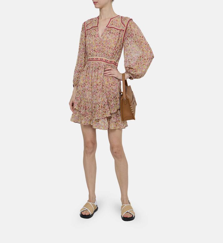 Loly Floral-print Mini Dress