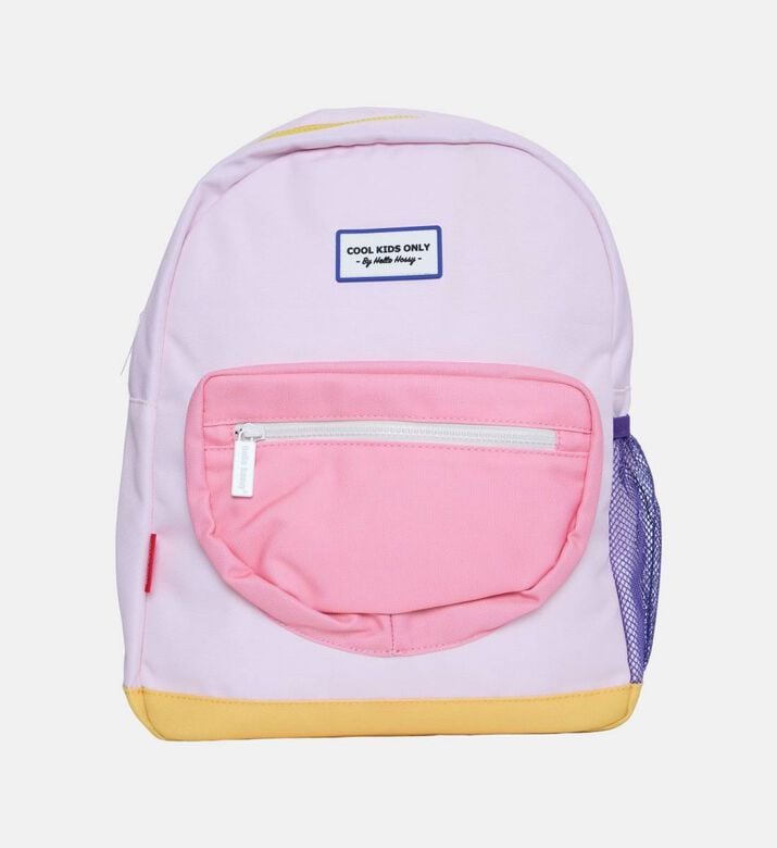 Hello Hossy Mini Bonbon Zip Pocket Backpack, 30x38x12-cm, Pink, Packshot View