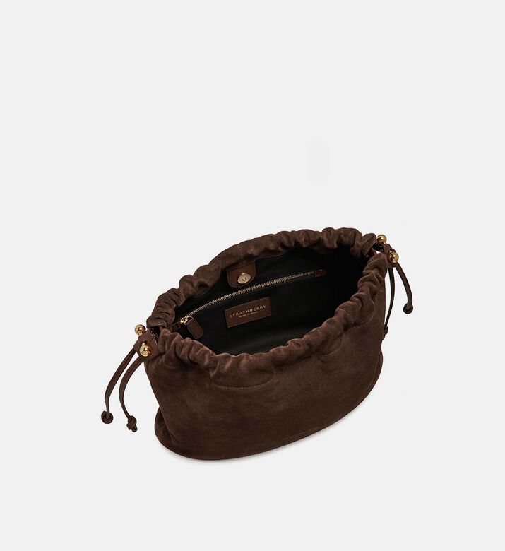 حقيبة شارلوت متوسطة الحجم بإغلاق برباط