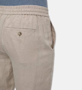 Vince Drawstring Closure Slip Pockets Pants, Grey, M, Model View