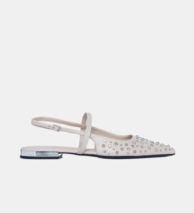 Metallic Block Heel Pumps