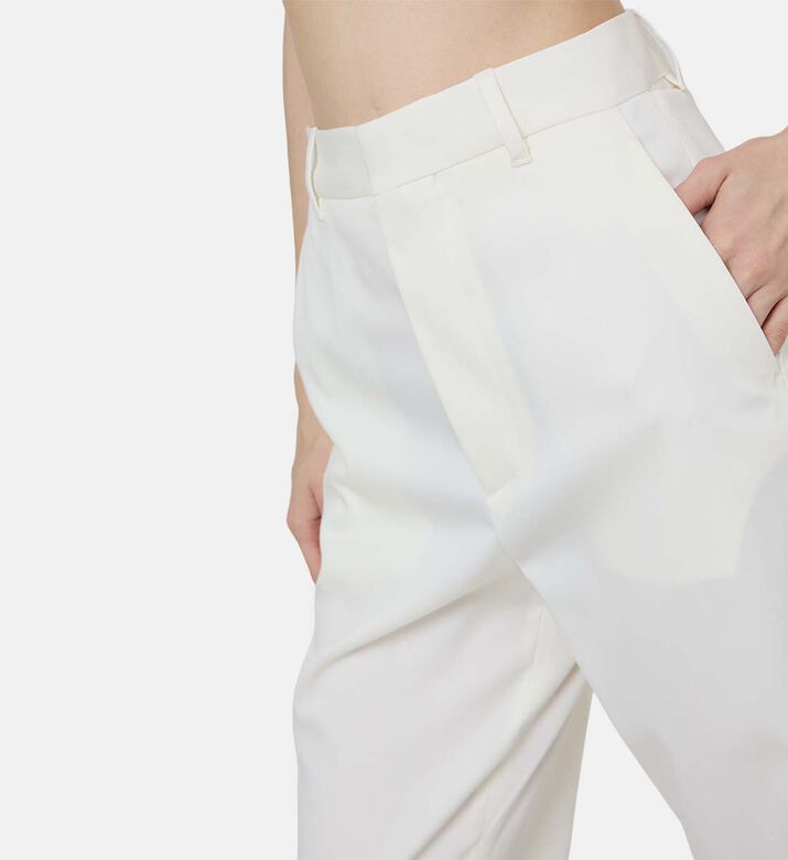 Virgin Wool Blend Trousers